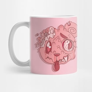 the night of the living zom-bear! Mug